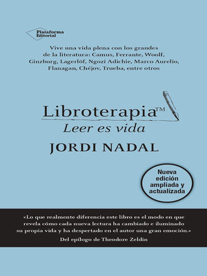 cover image of Libroterapia (nueva edición ampliada y actualizada)